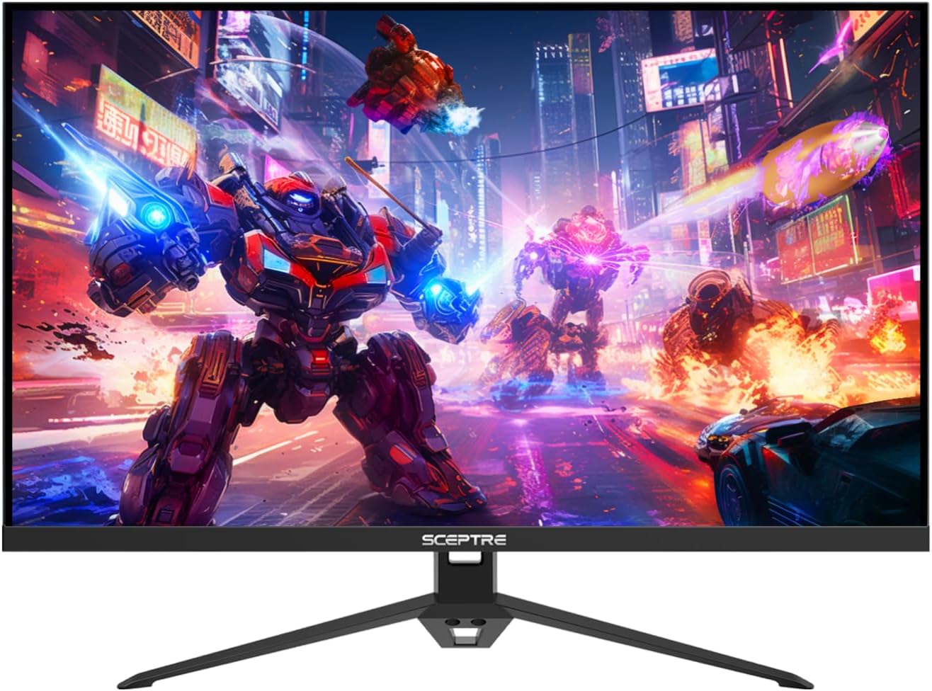 Sceptre New IPS 24-inch Gaming Monitor 180+Hz DP x2 HDMI x2 1ms 100% sRGB Build-in Speakers Machine Black 2026 (E248B-FPT168 Series)