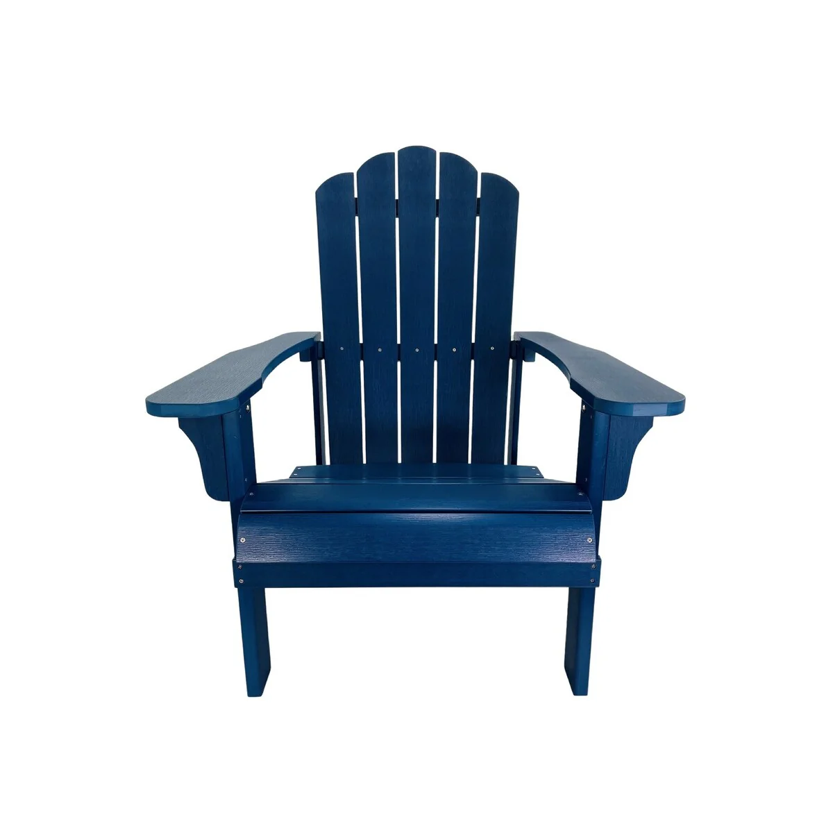Synthetic Wood Adirondack Chair Blue - 29.5W x 34D x 36.5H
