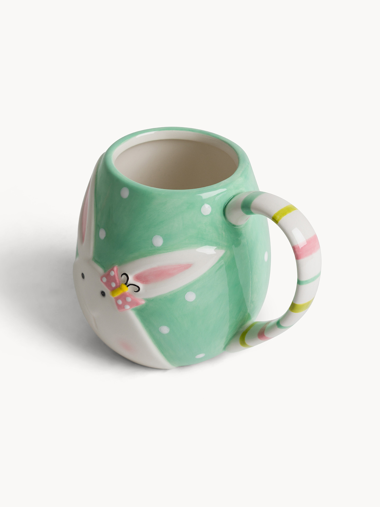 Mug in ceramica decoro coniglio