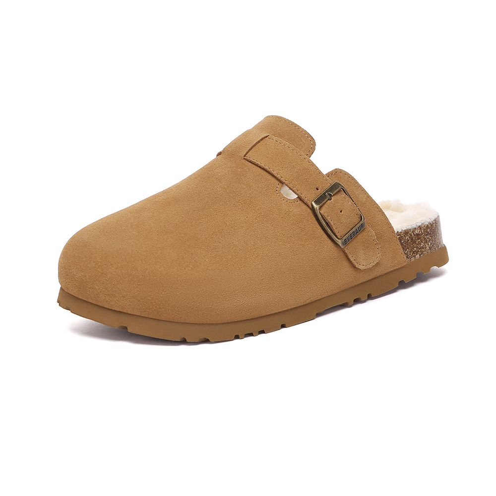 EverAu Australia Sheepskin Hazco Clogs with Eva Sole