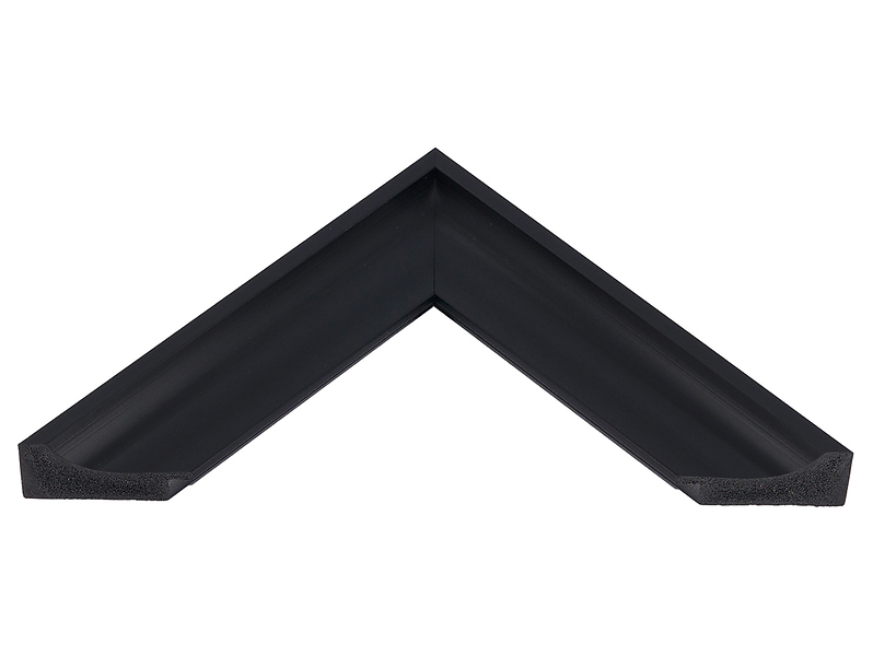 Lustro ścienne Oslo 40x130 cm czarne