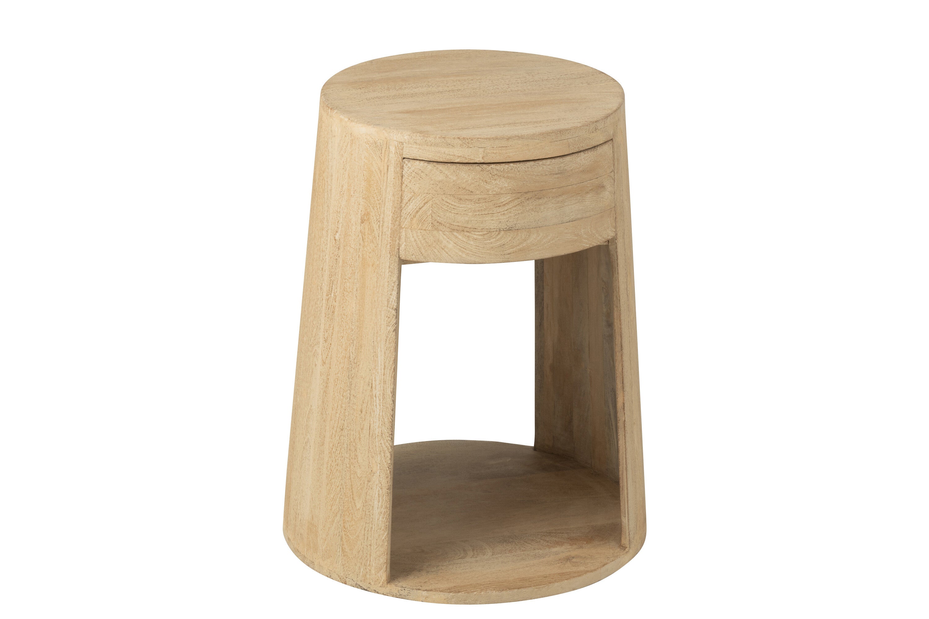 J-Line bijzettafel Drawn - hout/mdf - naturel