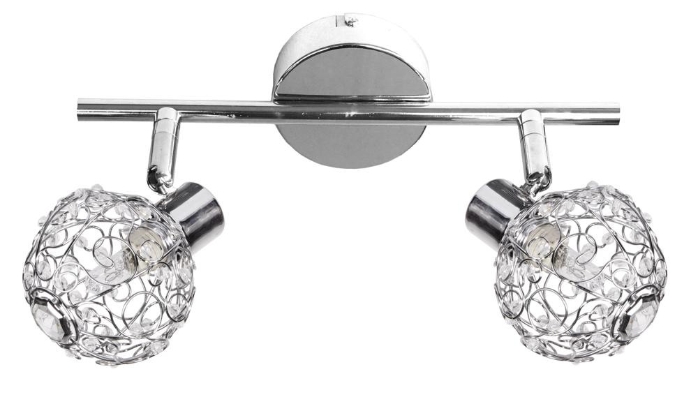 Lampa sufitowa chromowana COLLAR2xG9x40W wym: 17x27x8 cm Candellux