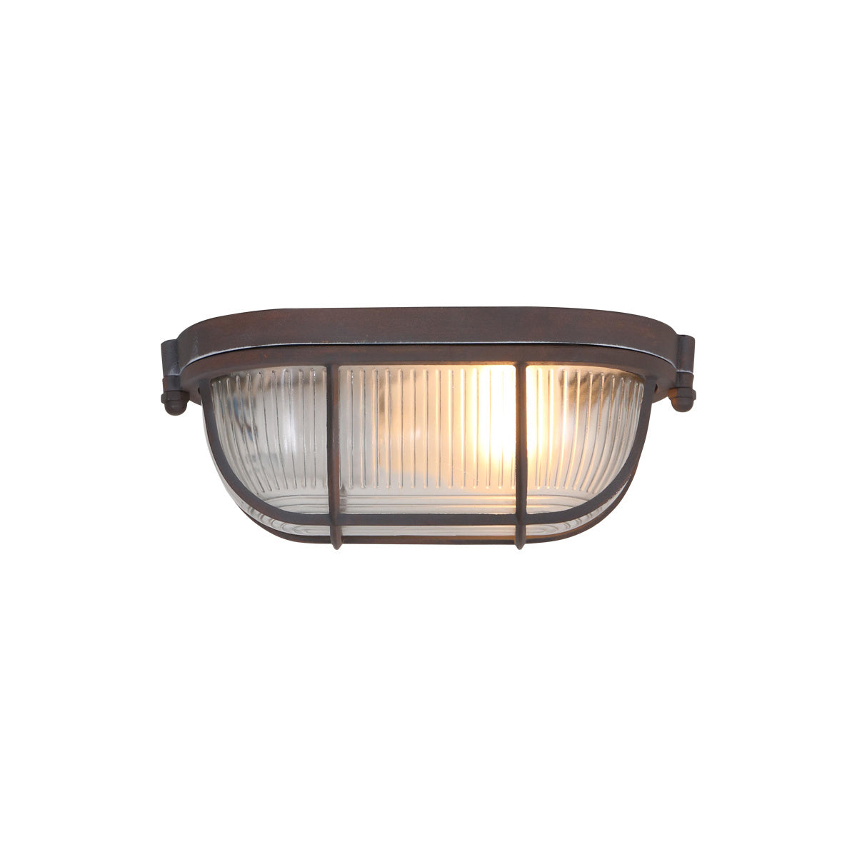 Mexlite wandlamp lisanne - 1 lichts - 21x 8 cm - bruin