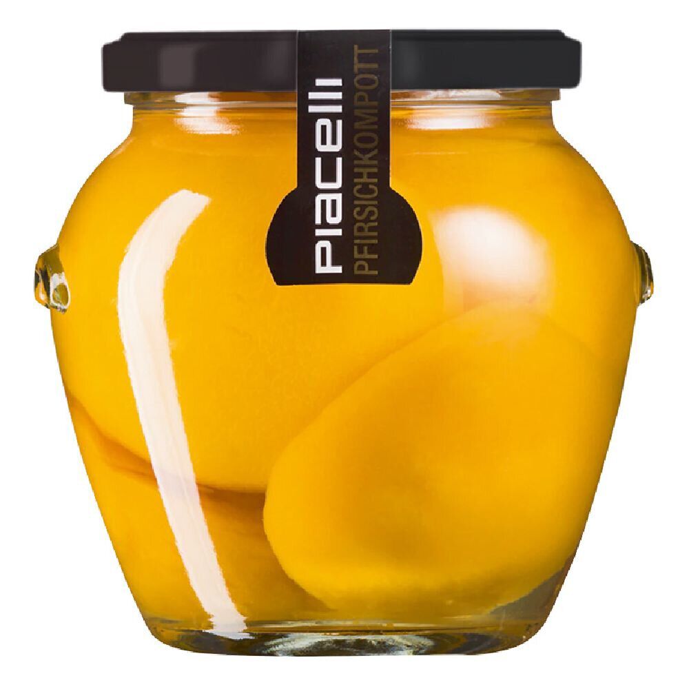 Pêches au sirop bocal en verre 560gr