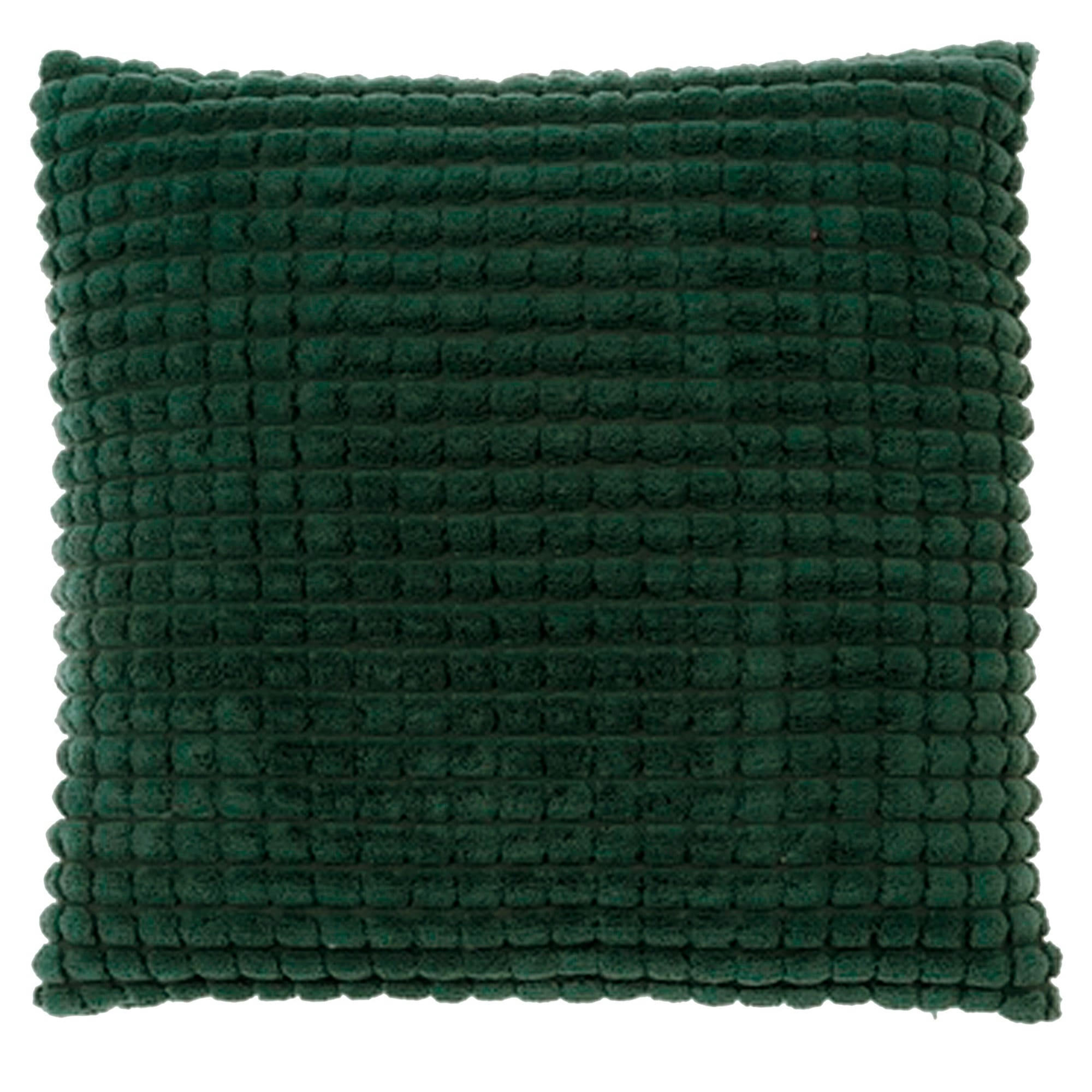 - Housse de coussin vert en velours-45x45 cm uni