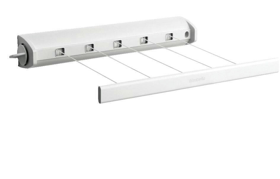 Brabantia Plastic Pullout Clothesline, 22-m