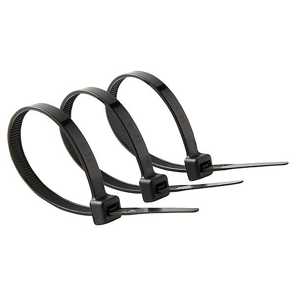 25 colliers de serrage en nylon Diall 6 x 175 mm noir
