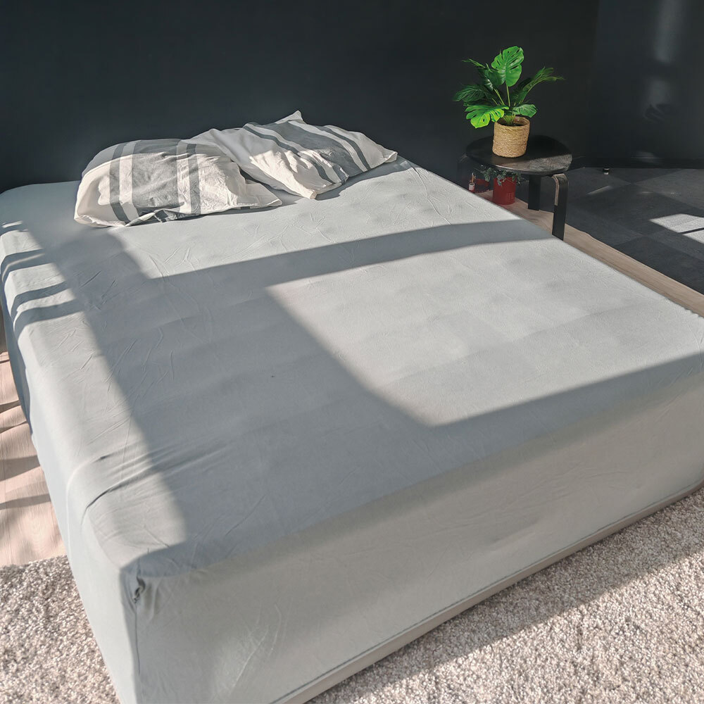 Drap housse pour matelas gonflable 2 personnes 150 x 200 cm