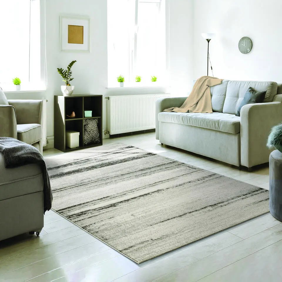 Dutch Lifestyle vloerkleed Matrix 1 beige/grijs/zwart - 160x230Cm