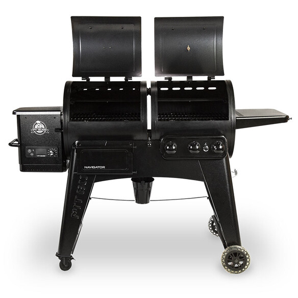 Barbecue Navigator 1230 combiné pellet   gaz - Pit Boss