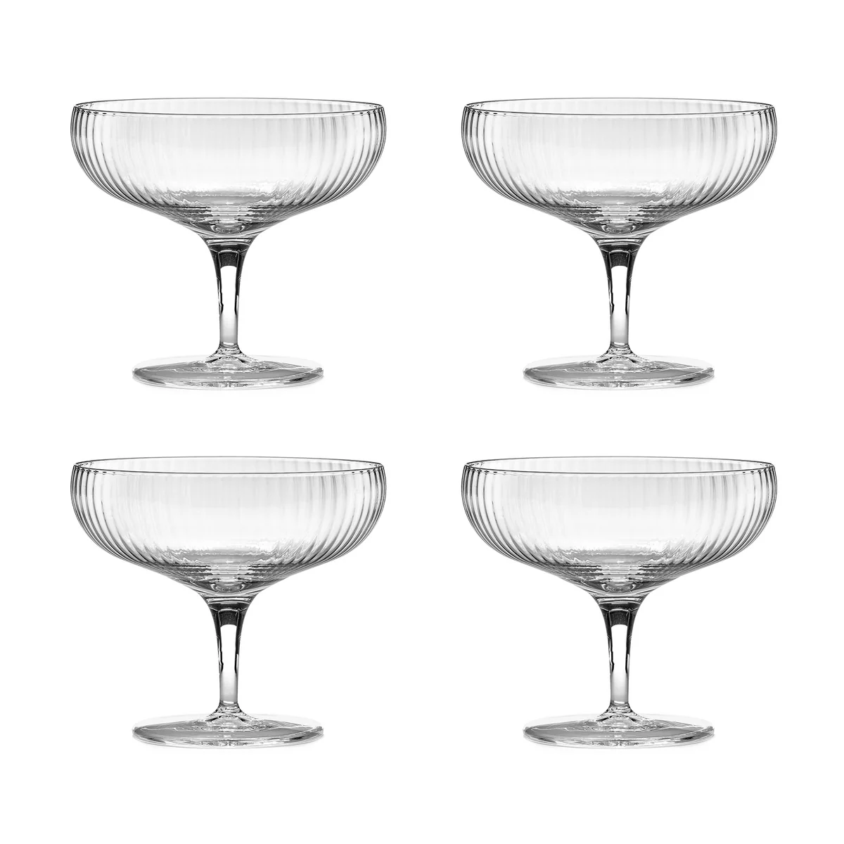 Serax - Inku Champagnerschale, 150 ml, klar (4er-Set)