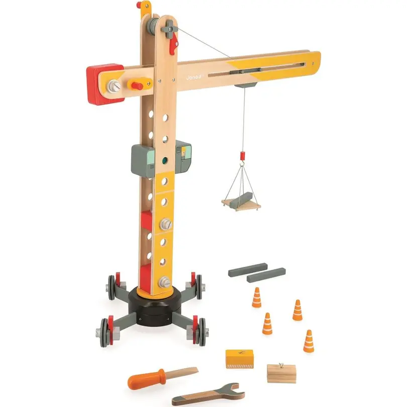 Spielset 12-teilig Grosser Kran FSC