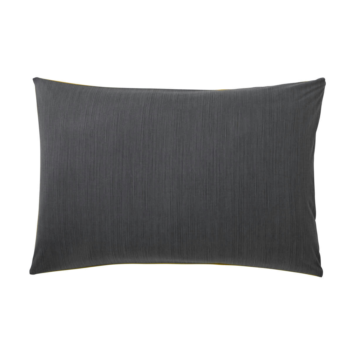 ECORCE - Taie d'oreiller en bambou gris 50x70