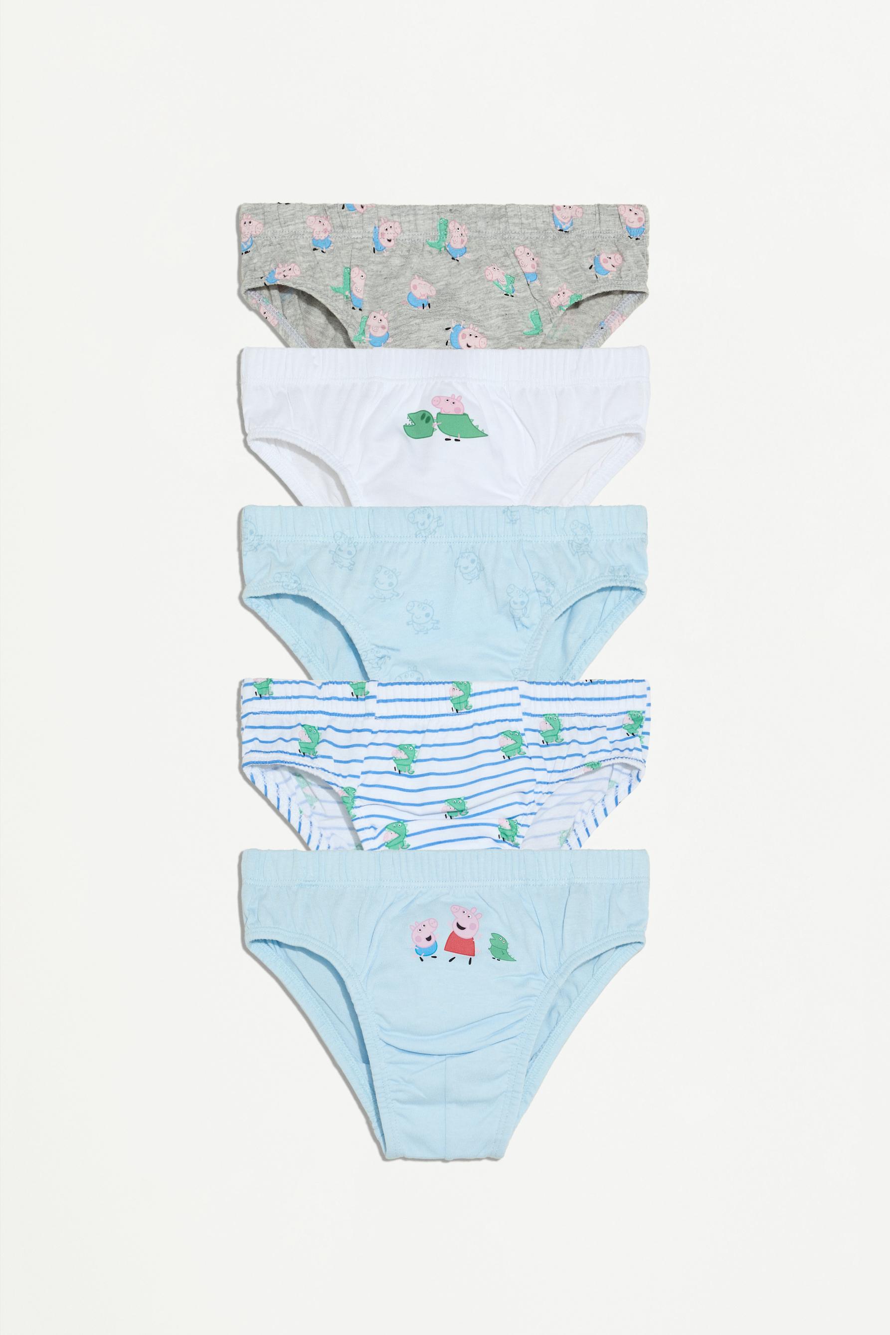 Pack 5 calzoncillos slips Peppa Pig™