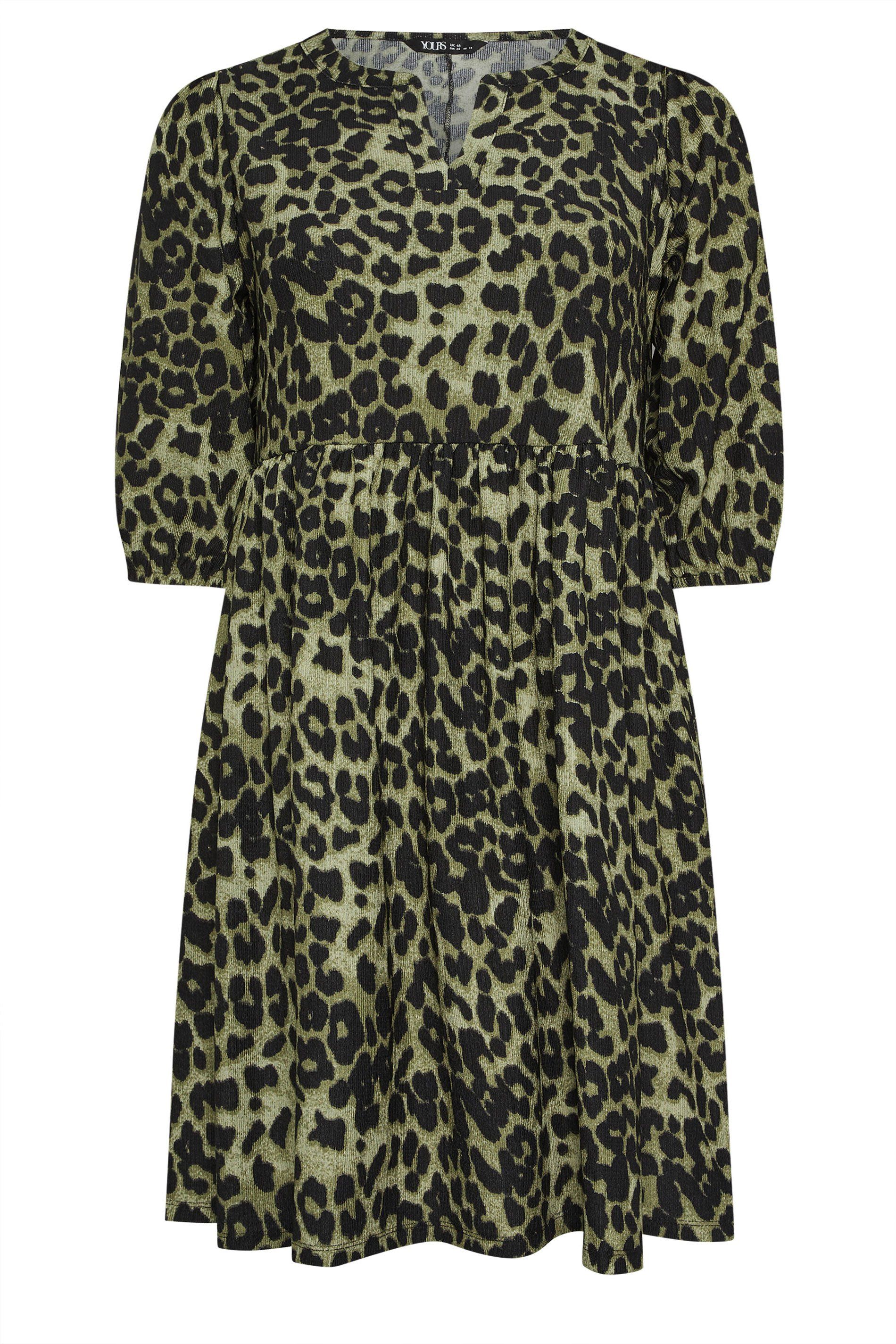 Yours Animal Notch Neck Dress
