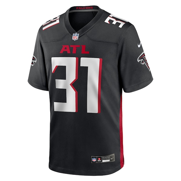 Xavier Watts Atlanta Falcons Nike Team Game Jersey -  Black
