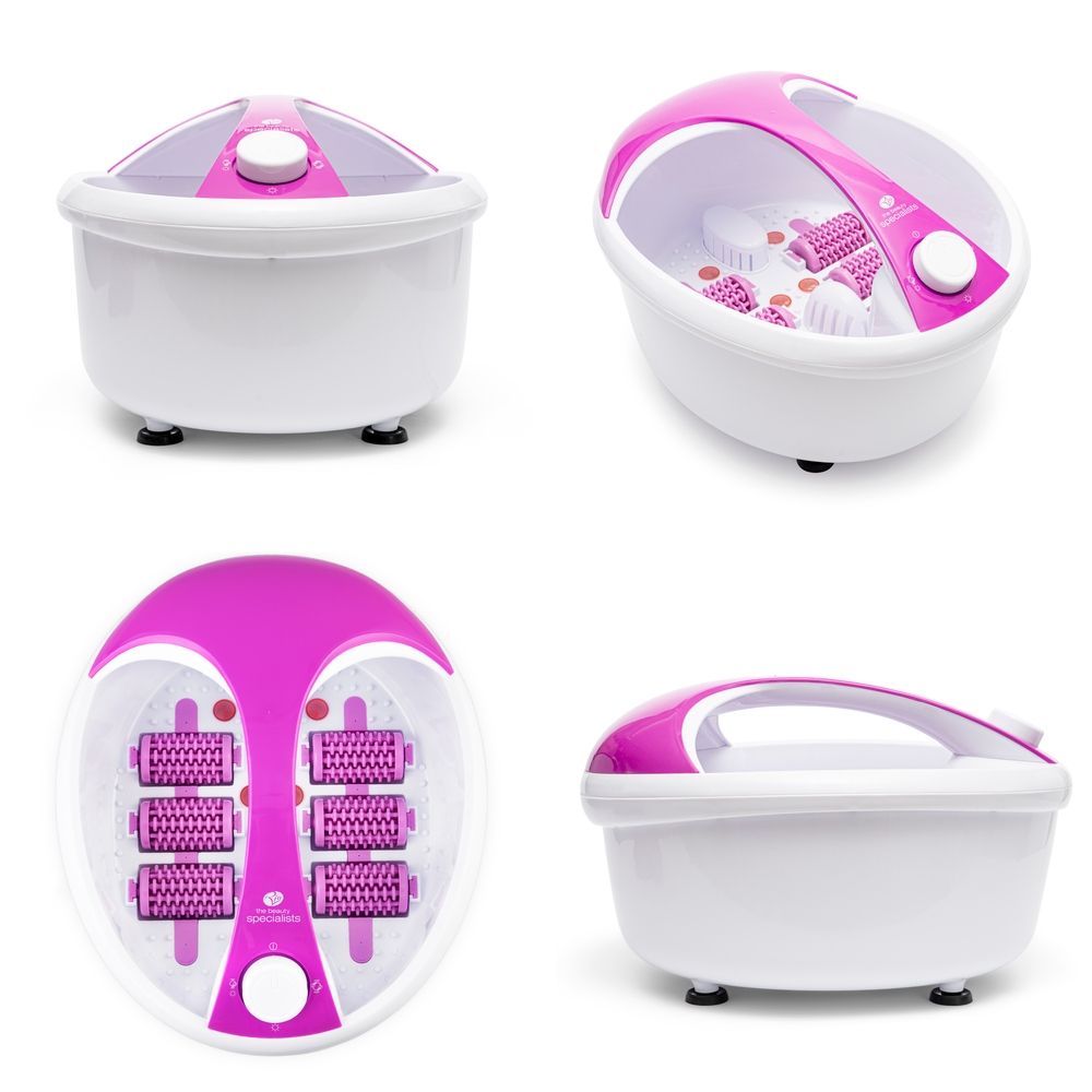 Rio Deluxe Foot Spa Bath and Massager - Purple