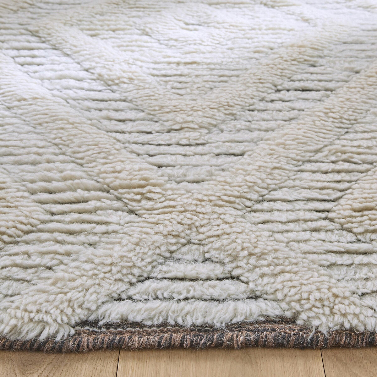 Tapis descente de lit laine et coton, Nilou