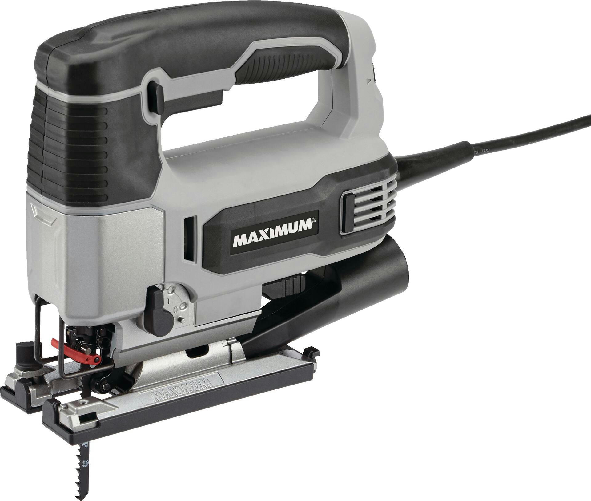 MAXIMUM 7A 4-Position Variable Speed Orbital Jigsaw with LED Light, Vacuum Adaptor & Bag