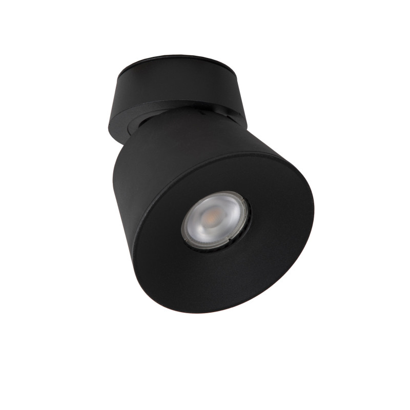 Spot Trigono noir GU10 50 W LUCIDE