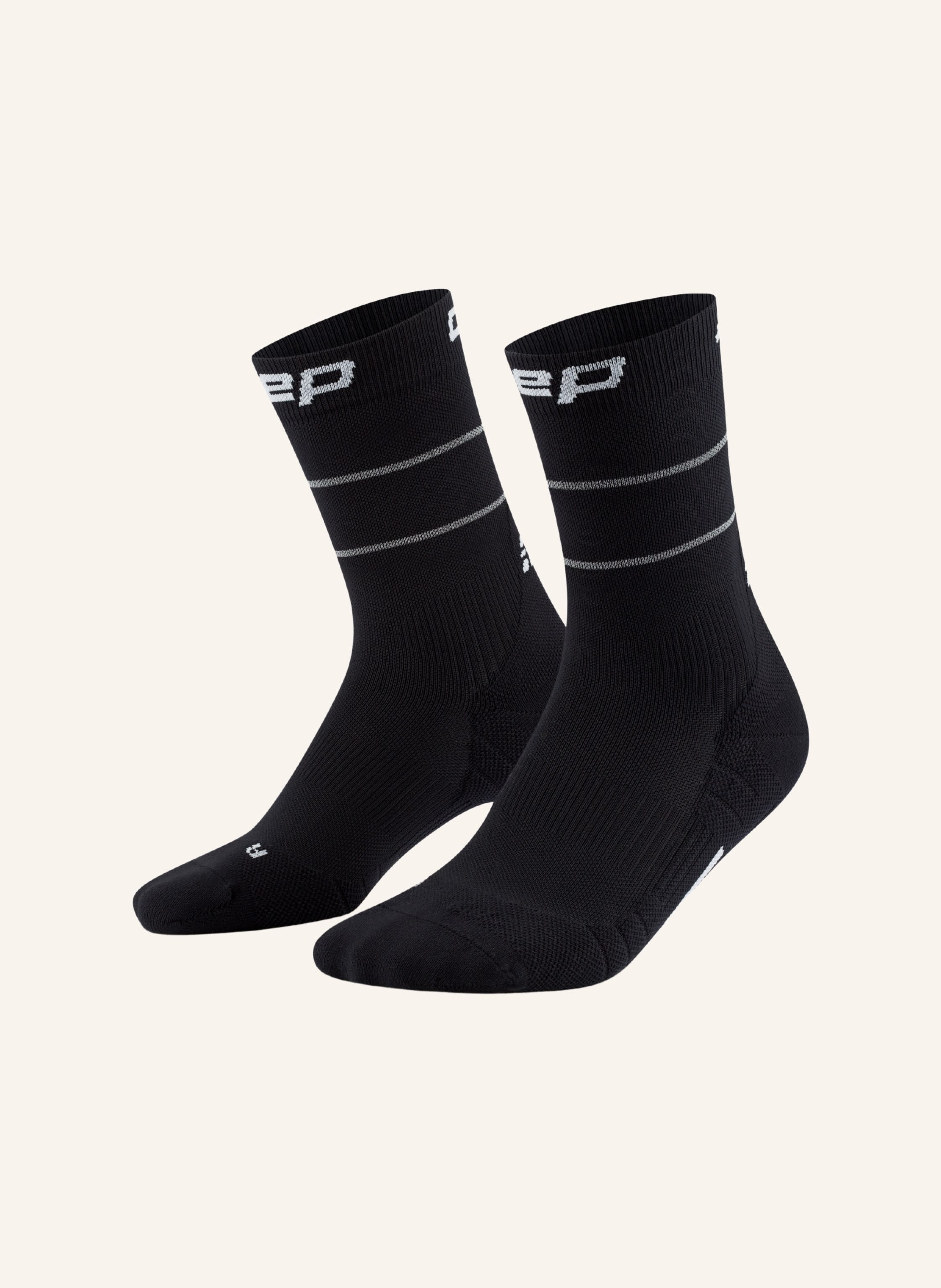 cep CEP CEP pro run reflective socks, mid cut, 2.0, women
