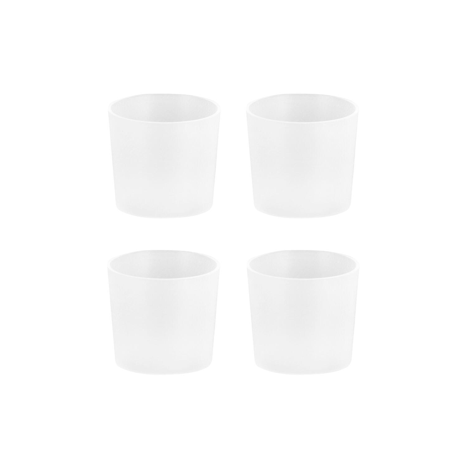 Silicone caps taper 4-pack, clear