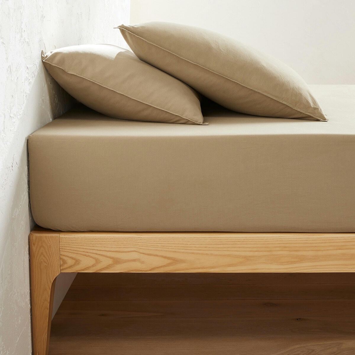 Drap-housse coton, bonnet 30 cm, Teinture végétale