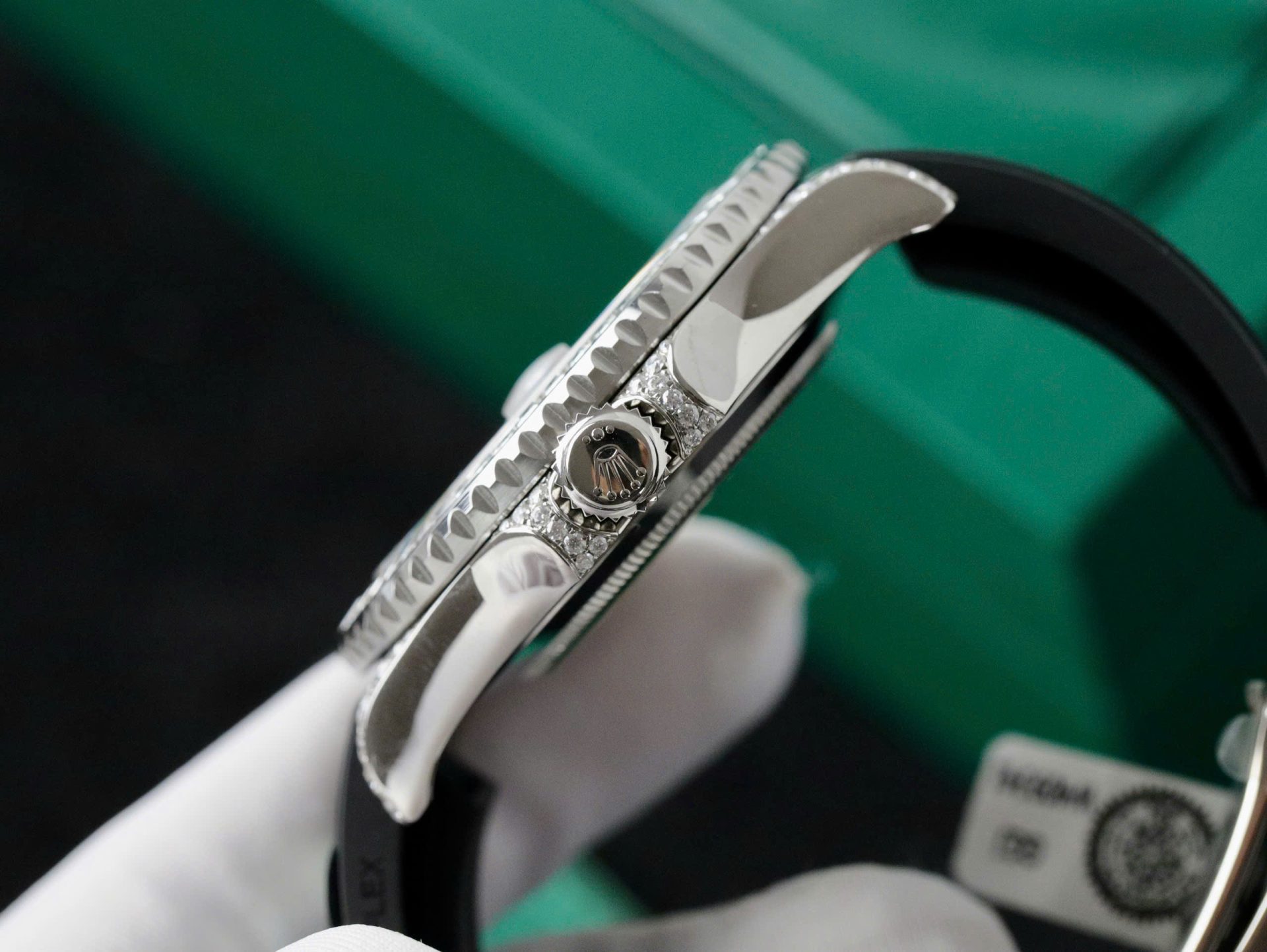 Rolex Yacht-Master 904L Steel Diamond Dial 42mm Oysterflex Super Clone
