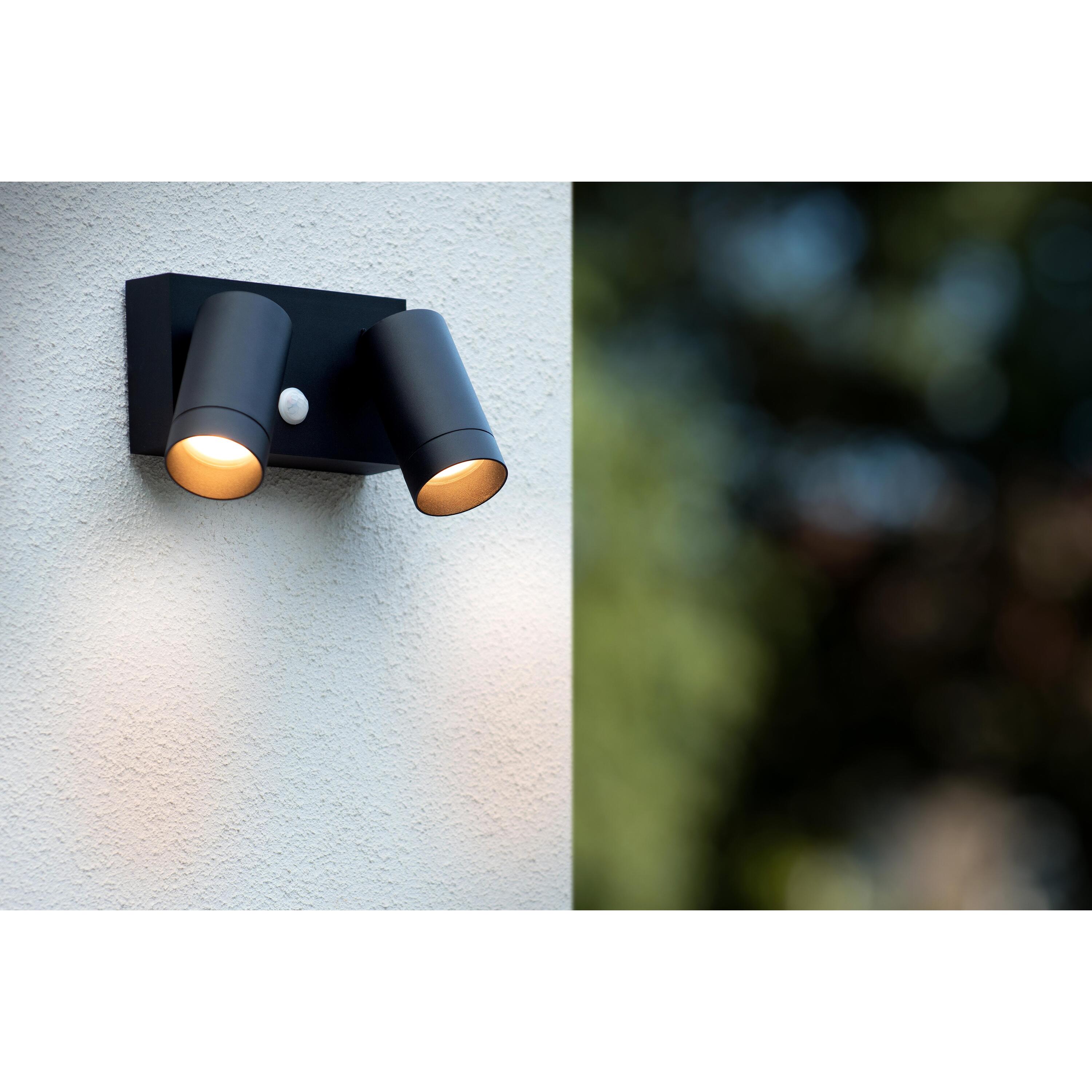 Taylor 2 wandlamp buiten IP54 zwart