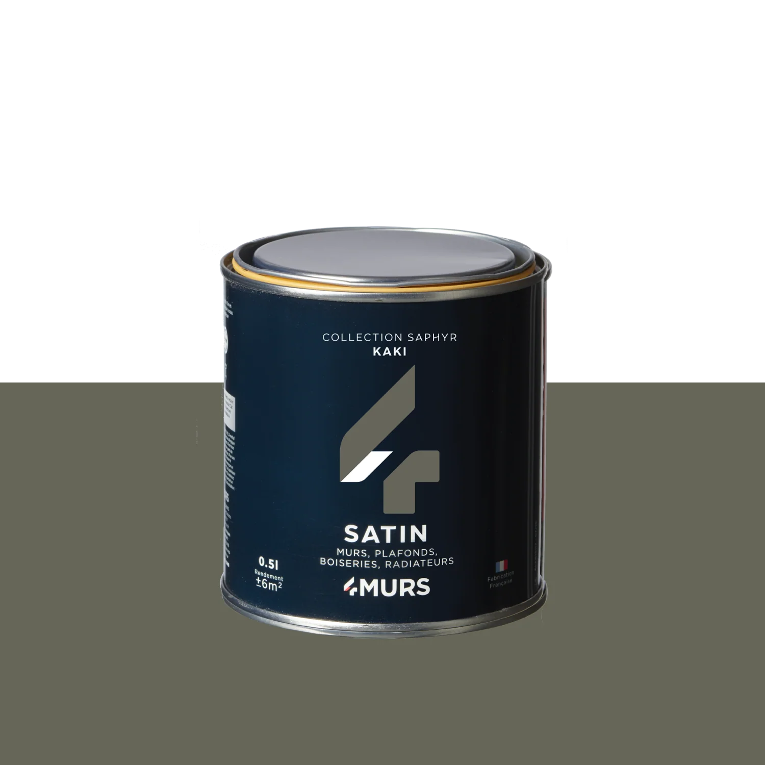Saphyr Peinture Finition Peinture kaki Satiné 0,5 L