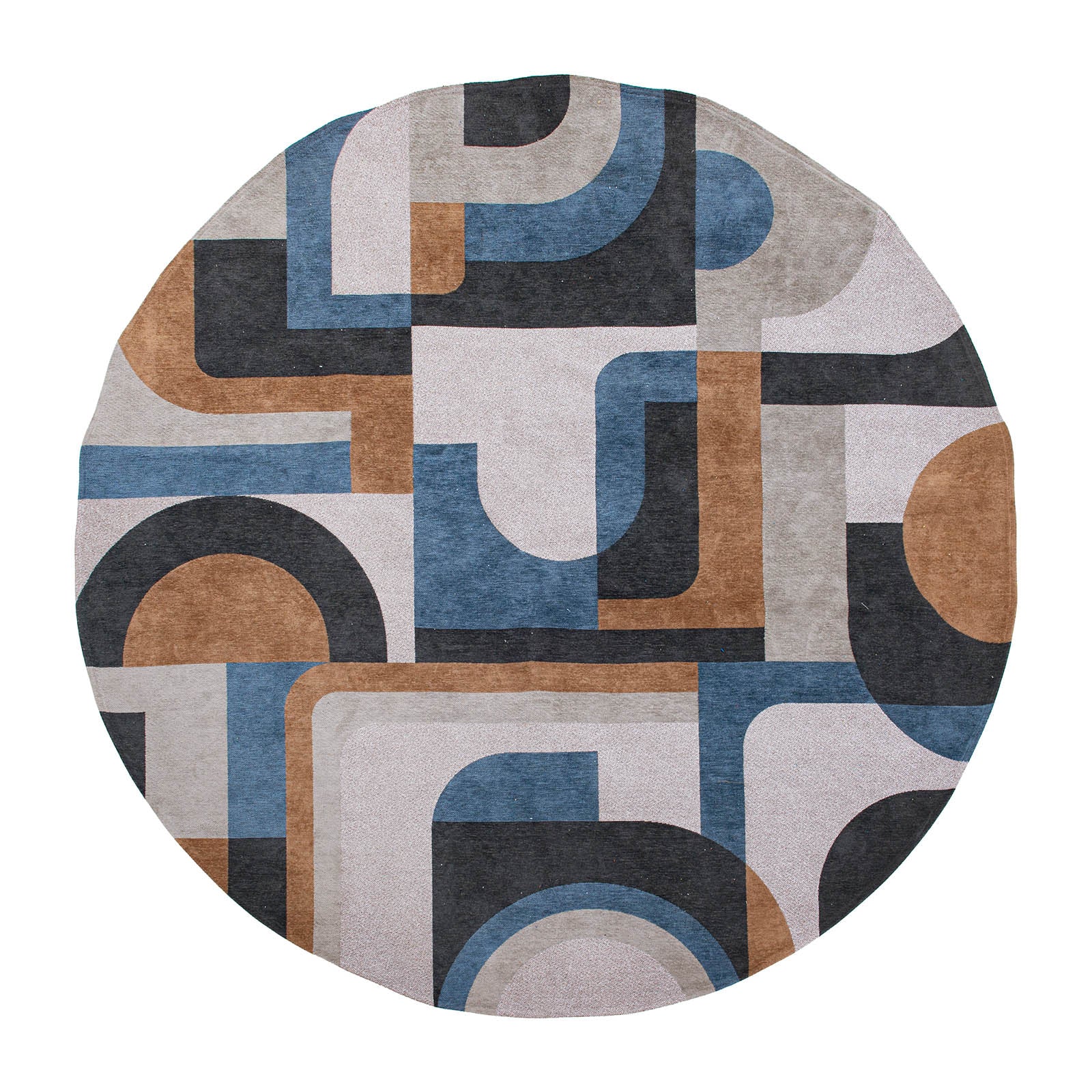Ecorugs vloerkleed Camel Blue - blauw - 140x140cm