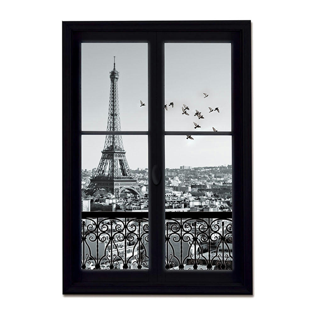 PARIS - Sticker mural vue sur Paris 48x68cm