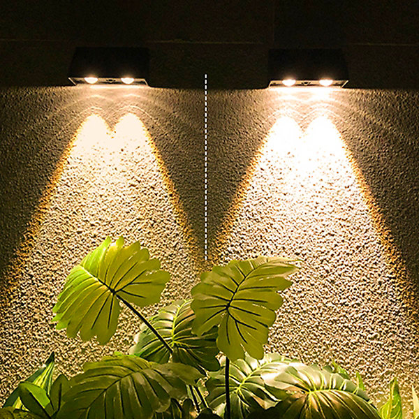 4 Appliques murales solaires KYLA H6cm