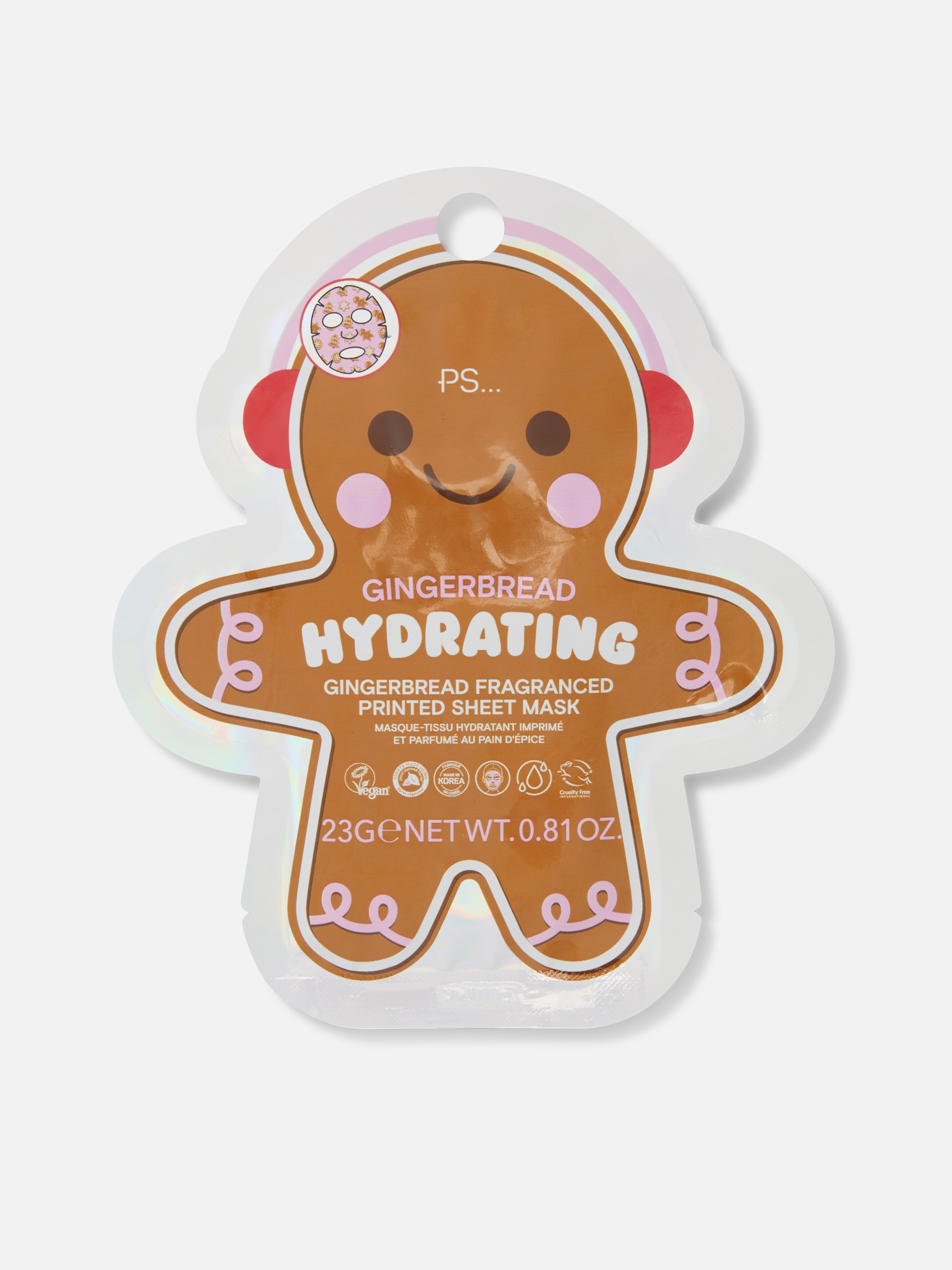 PS... Christmas Gingerbread Sheet Mask