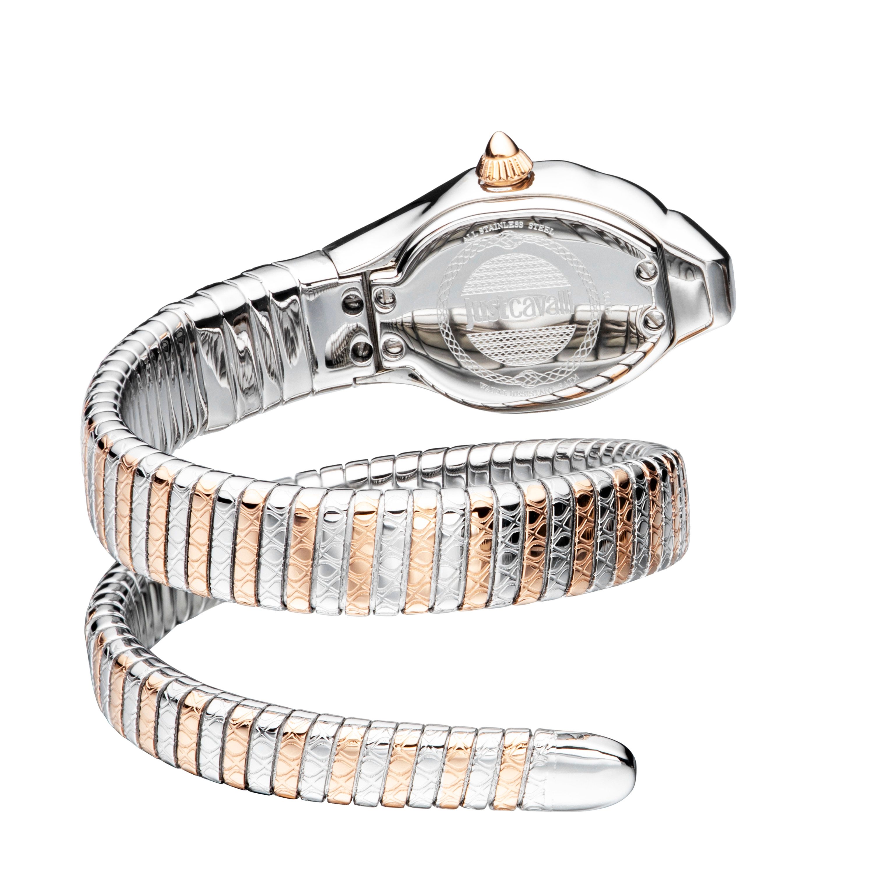 Just Cavalli Just Cavalli Women's Just Glam EVO 2 silver Dial Stainless Steel Bracelet Watch