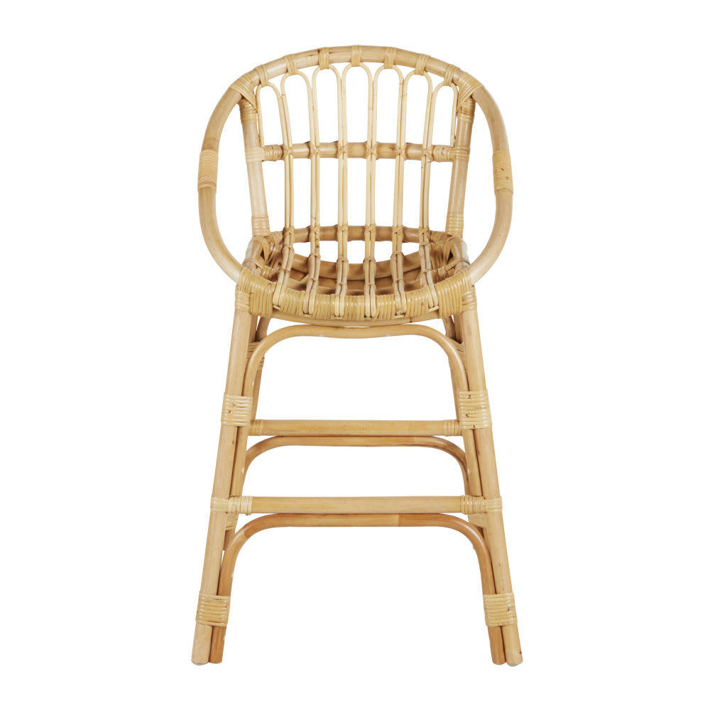 Plume - Chaise surélevée enfant en rotin