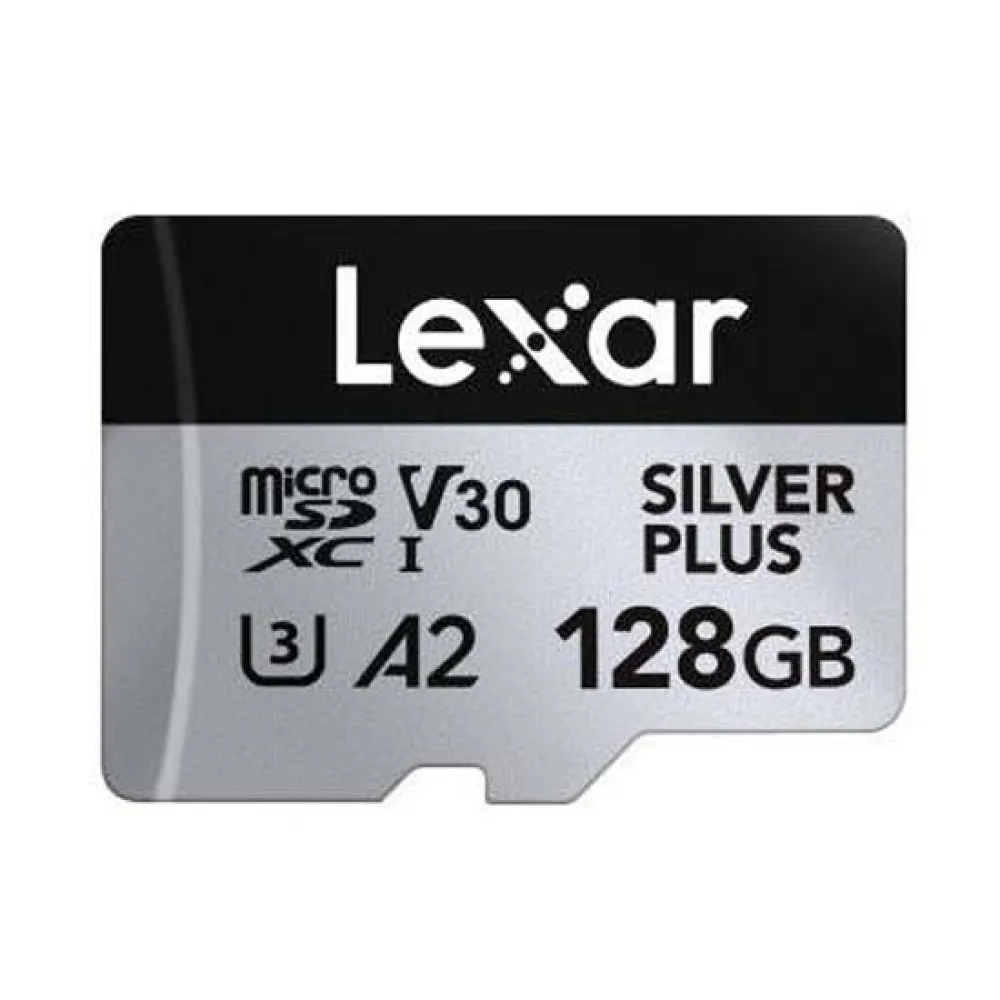 Lexar High performance silver plus 128GB MicroSDXC UHS-I sd card