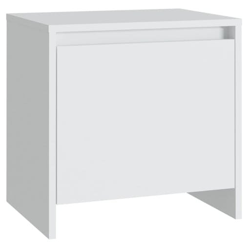 NNEVL Bedside Cabinets 2 pcs White 45x34x44.5 cm Chipboard