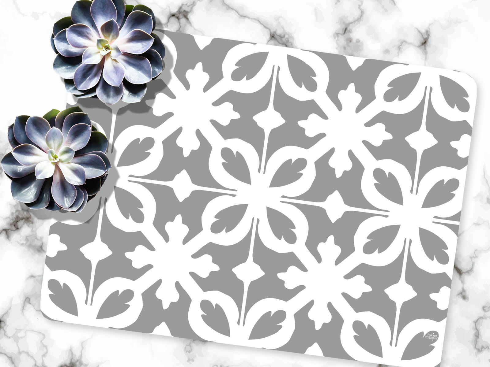 - Set de table castiglione gris 36x48cm