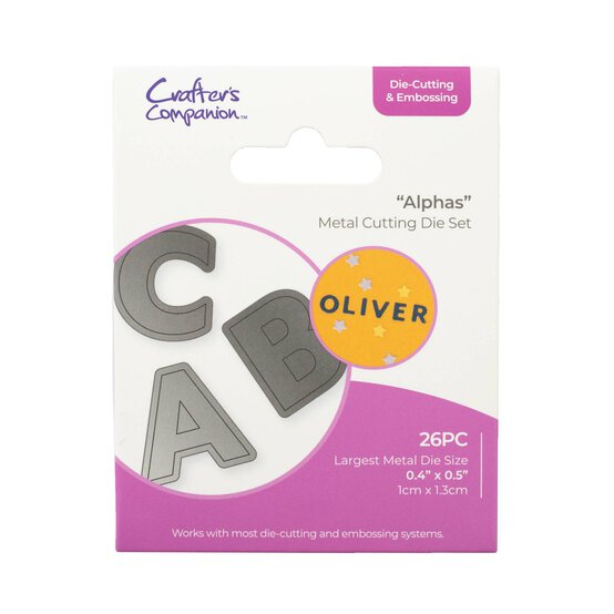 Gemini Alphabet Mini Die Set 26 Pieces