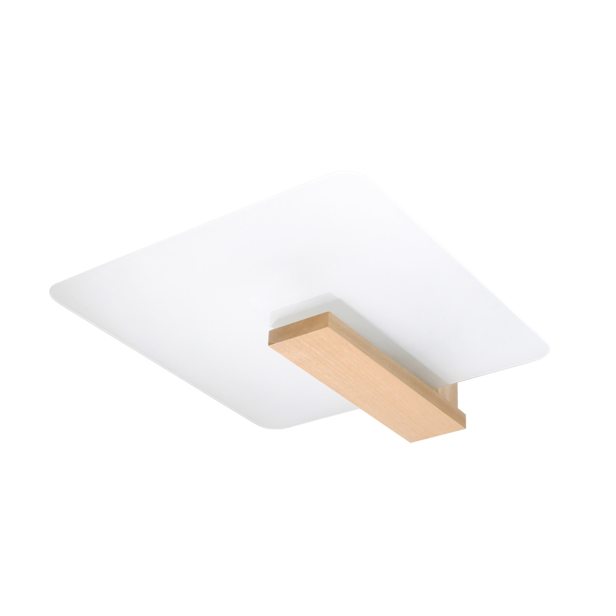 Plafon NORKKA naturalne drewno 2xE27x15W wym:47,5x40x14cm IP20 Pure Lume