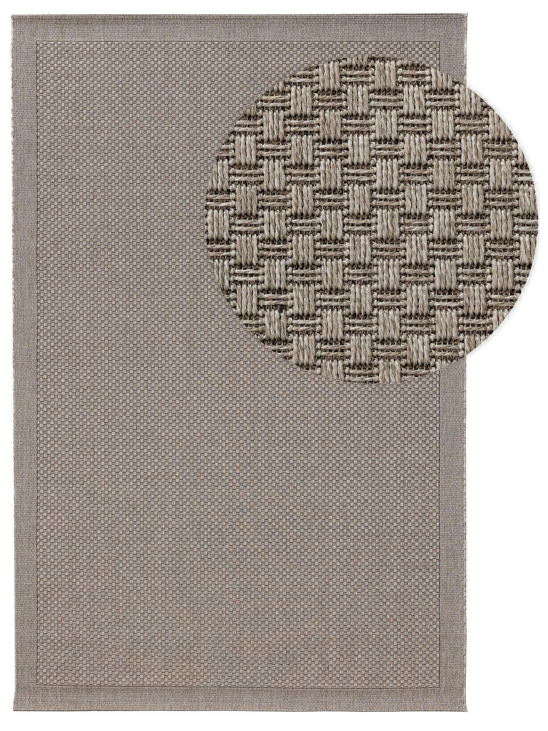NAOTO - Tapis d'extérieur & intérieur gris clair 160x230