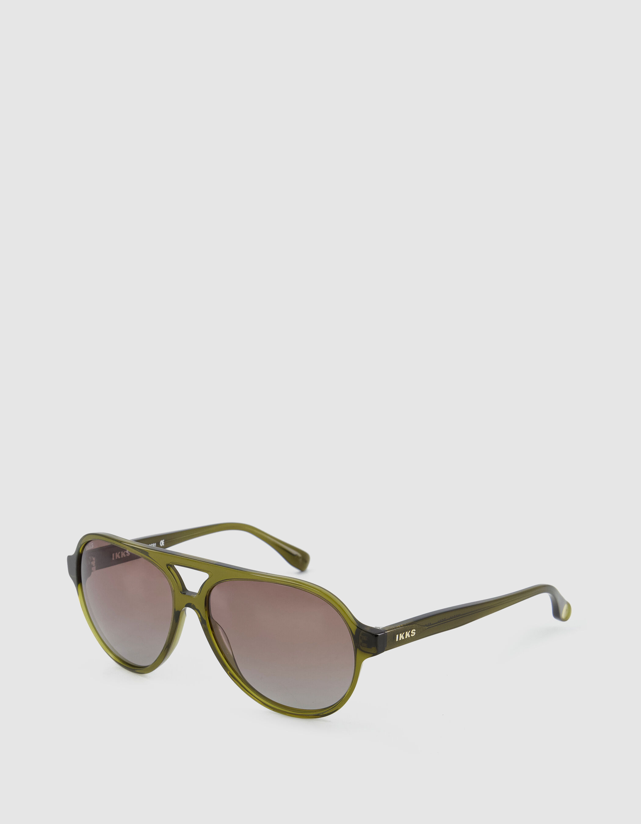 Lunettes solaires Dino aviateur kaki Femme