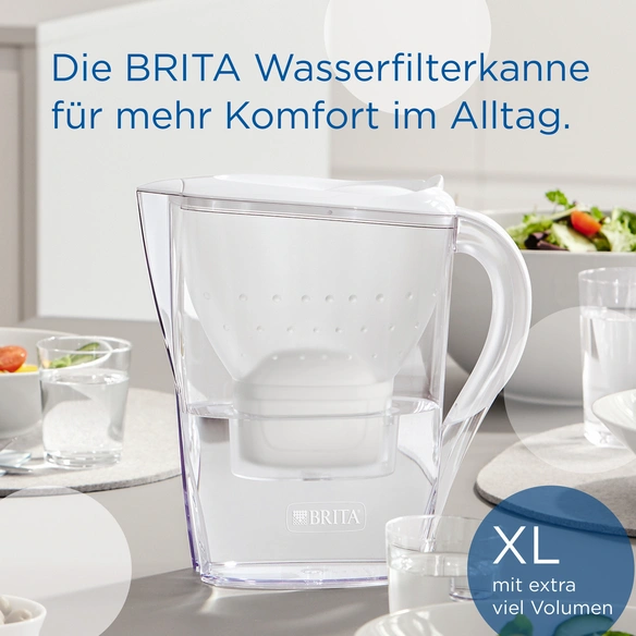 Wasserfilterkanne »Marella XL«, 3,5 L, weiß