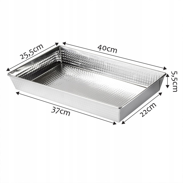 Blacha Forma Do Pieczenia Ciasta Fakturowana 40cm