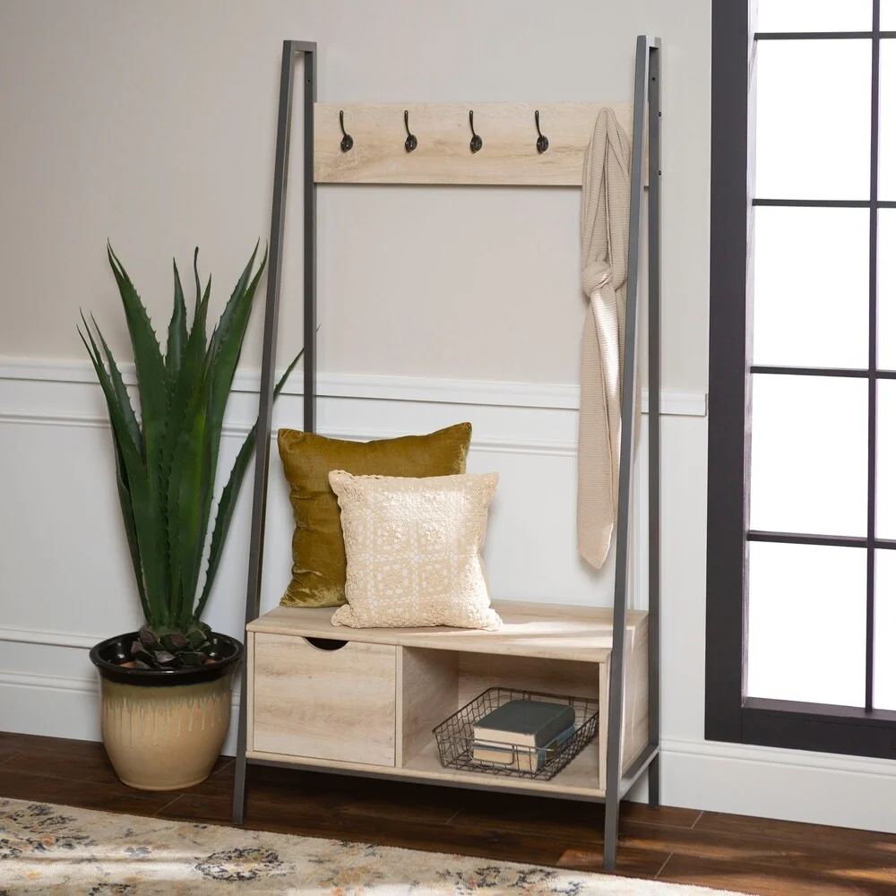 DISCO Haglosa 68-inch Angled Hall Tree