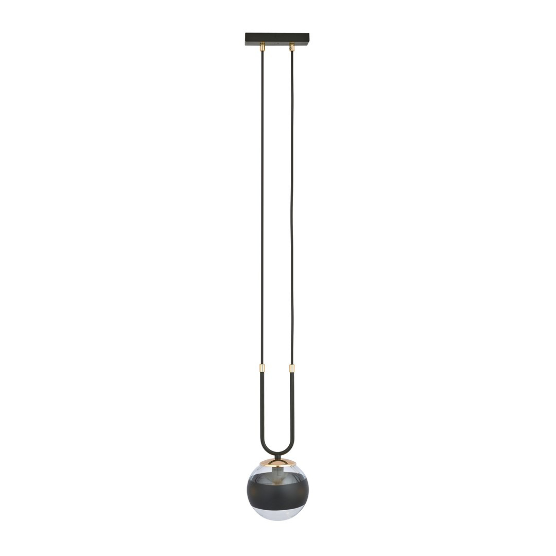 Lampa Wisząca Glam 1 Black/Stripe