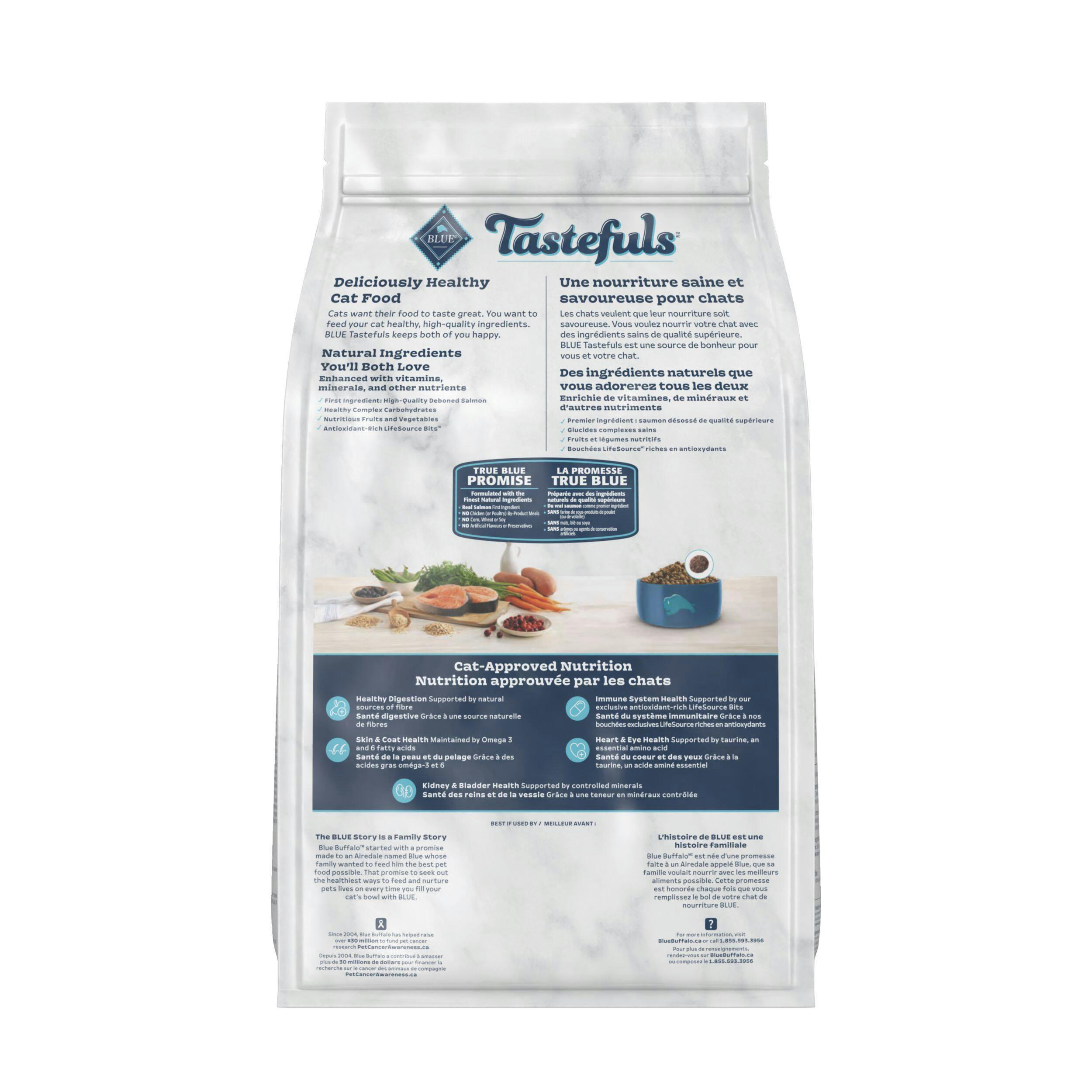 Blue Buffalo BLUE Tastefuls™ Salmon Adult Indoor Dry Cat Food, Assorted Sizes