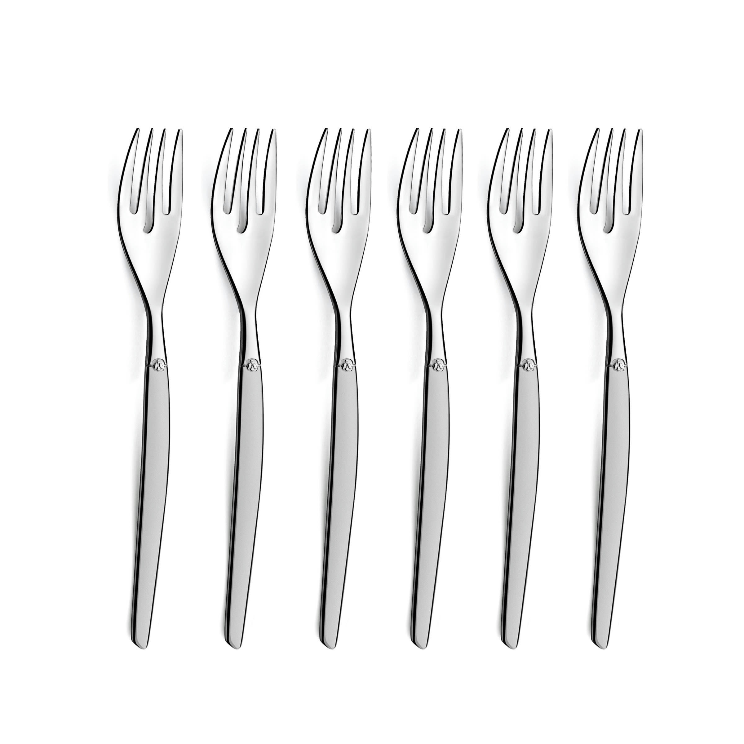 JET SABLÉ - Set 6 fourchettes à gâteau